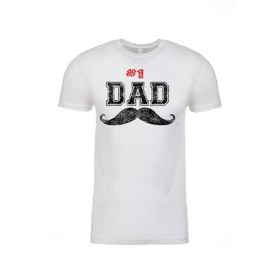 #1 Dad - White Shirt - Next Day Shipped Thumbnail