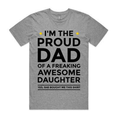 Freaking Awesome Daughter_Black- AS Colour Shirt - Next Day Shipped Thumbnail