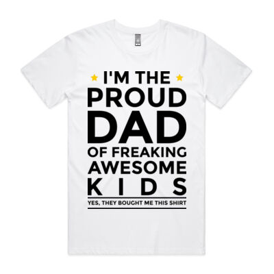 Freaking Awesome Kids_Black- AS Colour Shirt - Next Day Shipped Thumbnail
