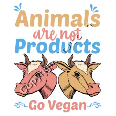 Animals Are Not Products - Go Vegan Thumbnail