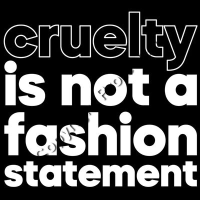 Cruelty is Not a Fashion Statement Thumbnail