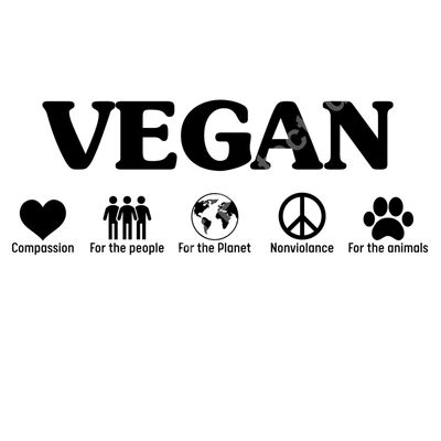 Vegan - Compassion for People, Planet, Non-Violence, For Animals Thumbnail