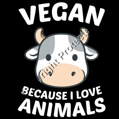 Vegan - Because I Love Animals Thumbnail