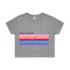 AS Colour CROP TEE - 4062 Thumbnail